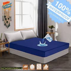 Double Bed Mattress Mattress Cover With Cotton Plain, water Proof,