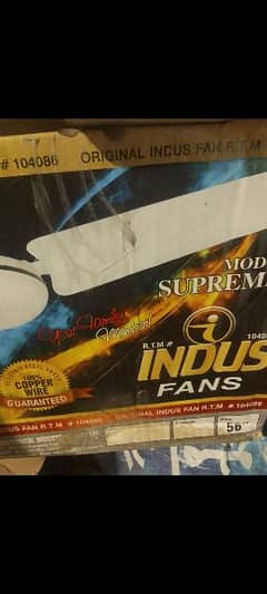 Indus fan pure copper wire warranty ke sath