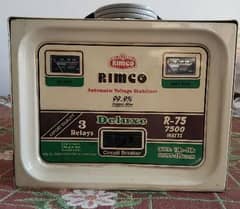 Rimco stabilizer 7500 Watts.