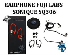 Fuji Lab In Ear Heahphones very high quality sound sonique sq306 model