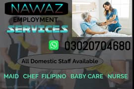 Maids / House Maids / Couple / Patient Care / Nanny / Baby Sitter /Et