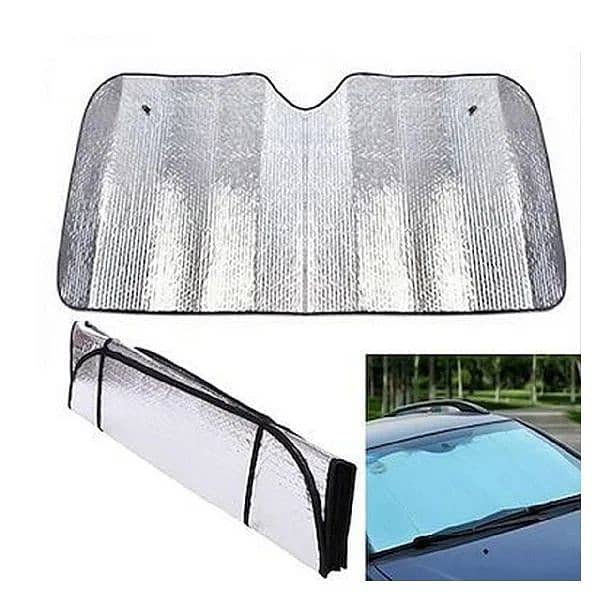 Car front windscreen sun shade foldable 0