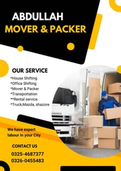 House Shifting - Movers & Packers - Mazda - Truck - Shehzore - Pickup