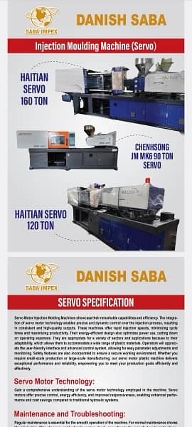 Injection Moulding Machine Haitian Servo 90 ton 120 ton 160 ton & 200 12