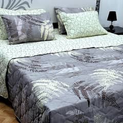 6 Pcs Cotton Quilted Comforter set. Free Home  Delivery 