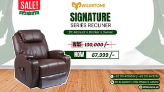 recliner signature series, imported recliner, sofa, azadi sale 0