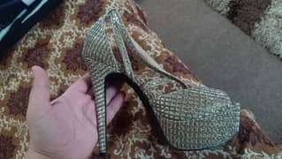 ecs bridal heels for sell size 36