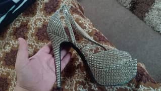 ecs bridal heels for sell size 36 0