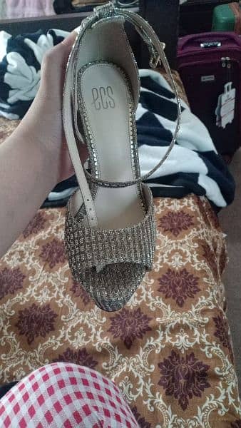 ecs bridal heels for sell size 36 2