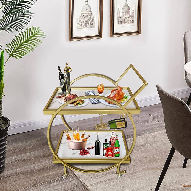 Tea trolleys Luxury design trolleys Modern design 4