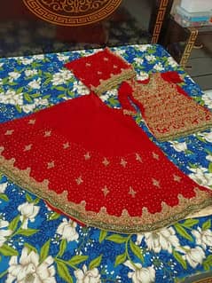 Beautiful bridal Lehnga in very good condition.