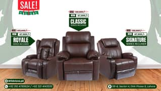 sofa, recliner sofa ,imported recliners available, azadi sale recliner