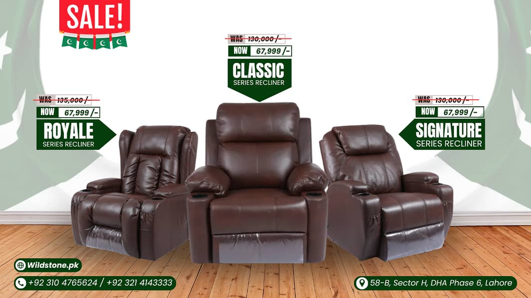 sofa, recliner sofa ,imported recliners available, azadi sale recliner 0