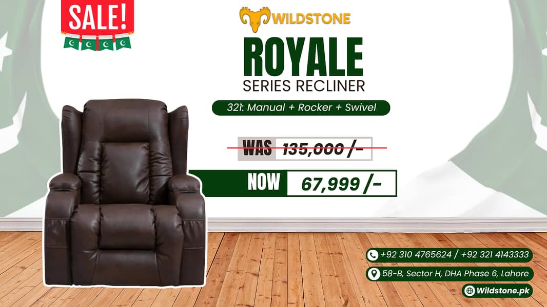 sofa, recliner sofa ,imported recliners available, azadi sale recliner 3