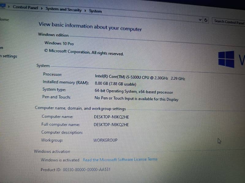 Laptop DELL latitude E 7250 6