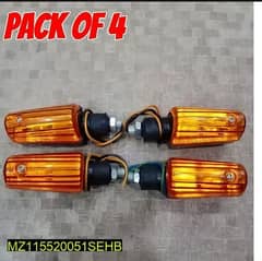 4 pcs bike safety light indicators