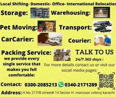 Movers and Packers Home Shifting