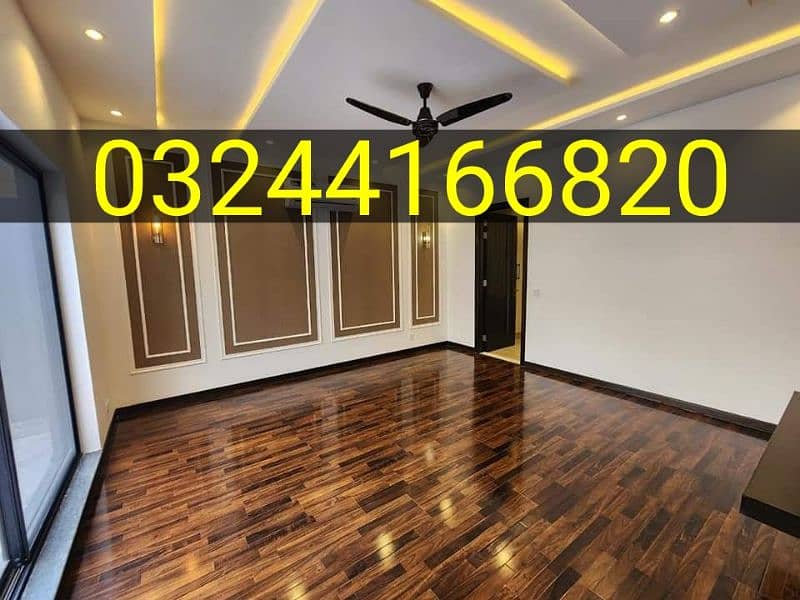 Laminate Wooden Floors Gloss finish/ Pvc Wall skirting/ carpet tiles. 0