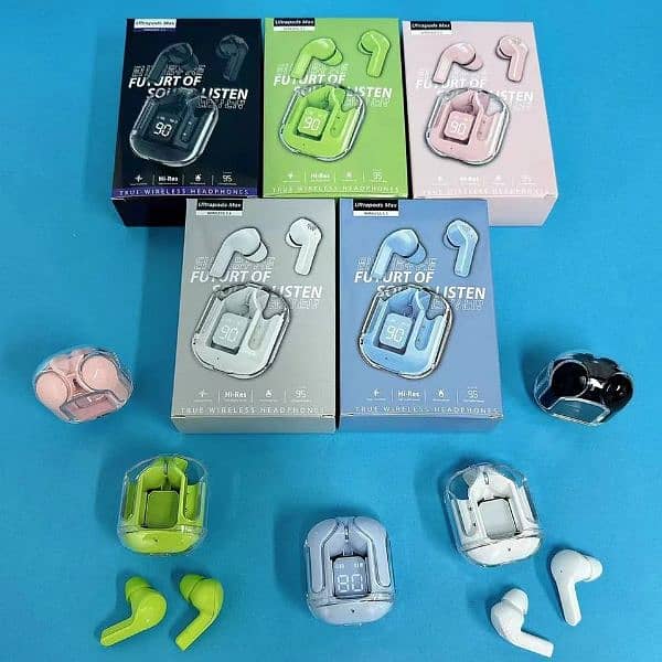 Original AIR31 TWS Wireless BT Headphones Earphones Transparent Mini 4