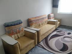 sofa set with back cover