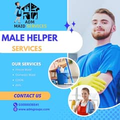 Male house Helpers and Cook Services