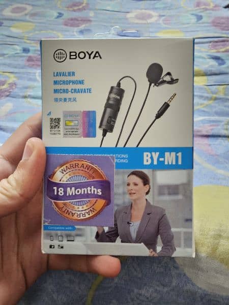 Boya M1 Lavailer Collar Microphone For DSLR & Android 1