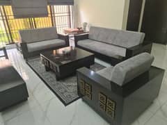 sofa set /7 seater sofa set /wooden sofa set /center table/ furniture