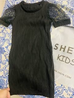 shein black dress