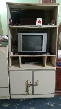 T. v trolley and Smart Cabinet