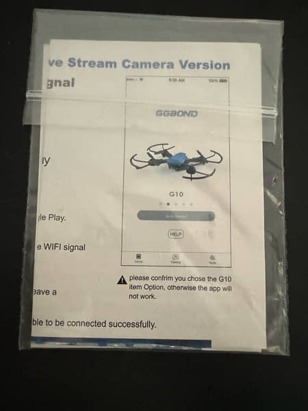 BRAND NEW GG BOND G10 MINI FOLDABLE DRONE 6