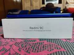 Redmi 9c 3/64 PTA approved 10 by 10 condition with box