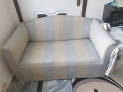 sofa set 2 piece with iron rod table