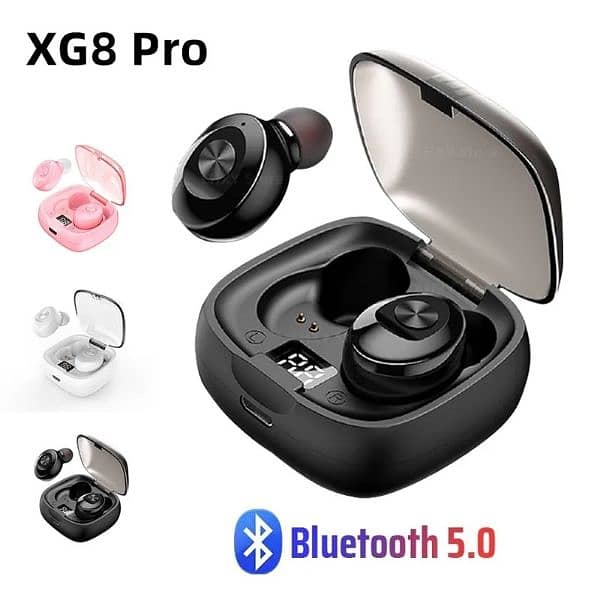 NEW XG8 TWS Digital 5.2 Bluetooth Wireless Headset Sports Headset Tuch 0