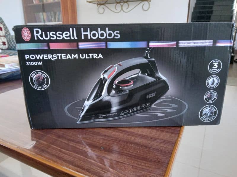 Russell Hobbes power steem iron new. 0323-6541651 4