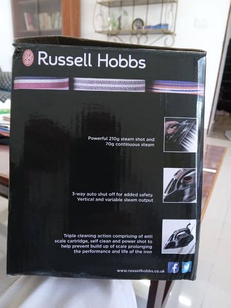 Russell Hobbes power steem iron new. 0323-6541651 6