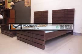 Modern 2 Single beds best quality in your choice colours 0