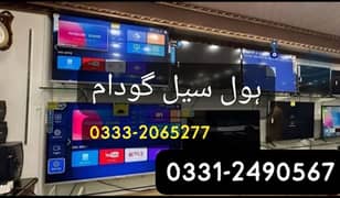 Eid Offer 32" To 75" Inch Smart Wifi Youtube brand new Led tv slim tv