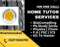 Home Tutor |Online Tutor |IGCSE |O/A Level|Medical|B. com|ACCA|MDCAT