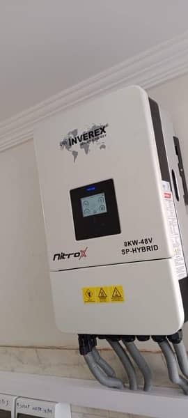 Nitrox 8kw 48-V Hybrid Solar inverter Inverex Ip65 0