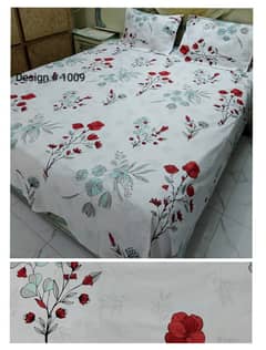 3 Pcs Printed Bed Sheet