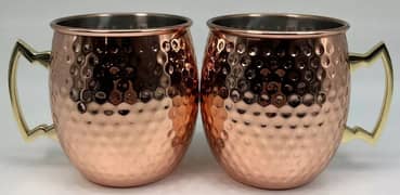 e bay copper hammered mugs 4 sell in Thrift price 6000 only 2 pcs