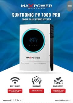 MAXPOWER SUNTRONICS PV7000 PRO INVERTOR