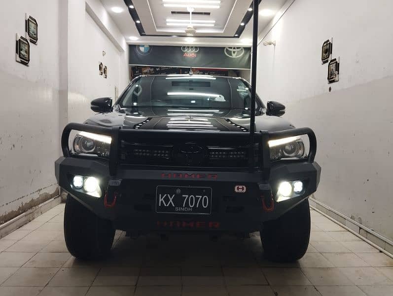 Hammer bumper available for Toyota Hilux Revo Rocco GR Vigo fortuner 4