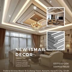 Gypsum ceiling/fancy ceiling/Wooden Flooring/3D wallpaper/vinyl tiles