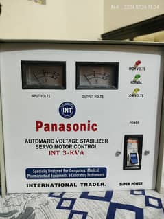 Servo Motor Stabilizer 3 KVA Panasonic