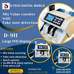 Cash Counting Machine|mix note counting with fake detection Pakistan