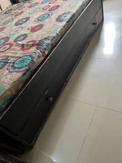 King Size Bed With Chester And Cupboard