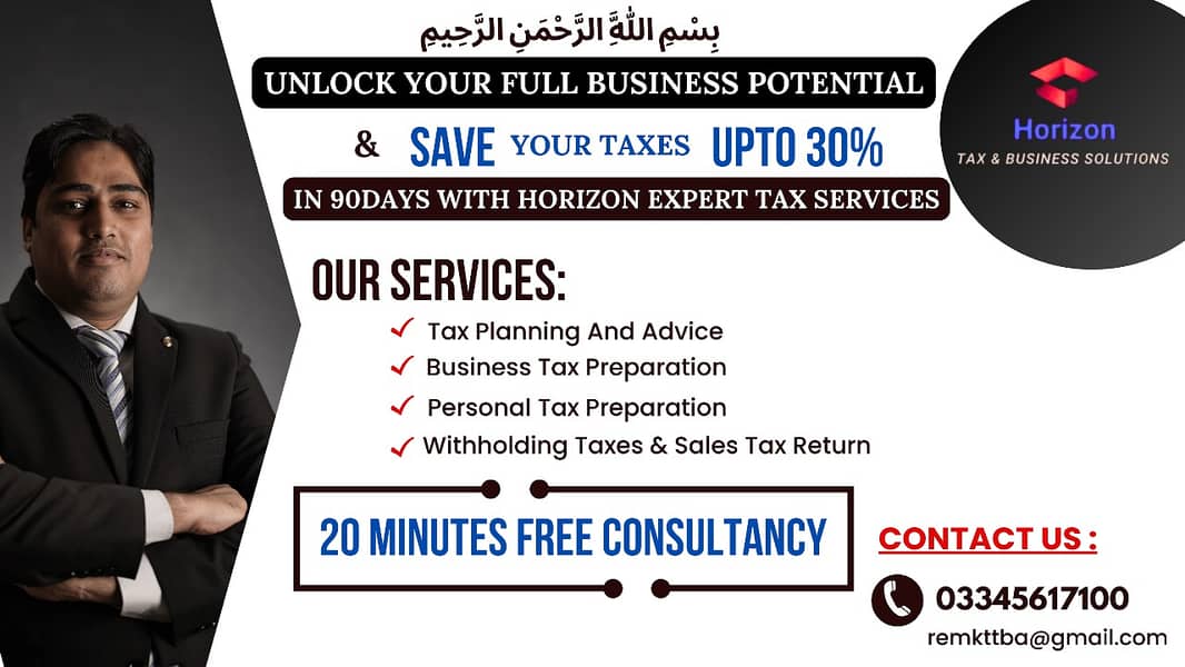 Virtual CFO Service for NTN Registration,Income Tax,Tax Consultant,FBR 0