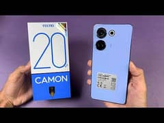 tecno camon 20 used full box pake