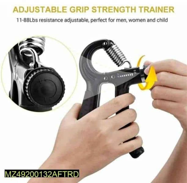 Adjustable Hand Grip Power Exerciser Forearm Wrst Strengthener Gripper 3